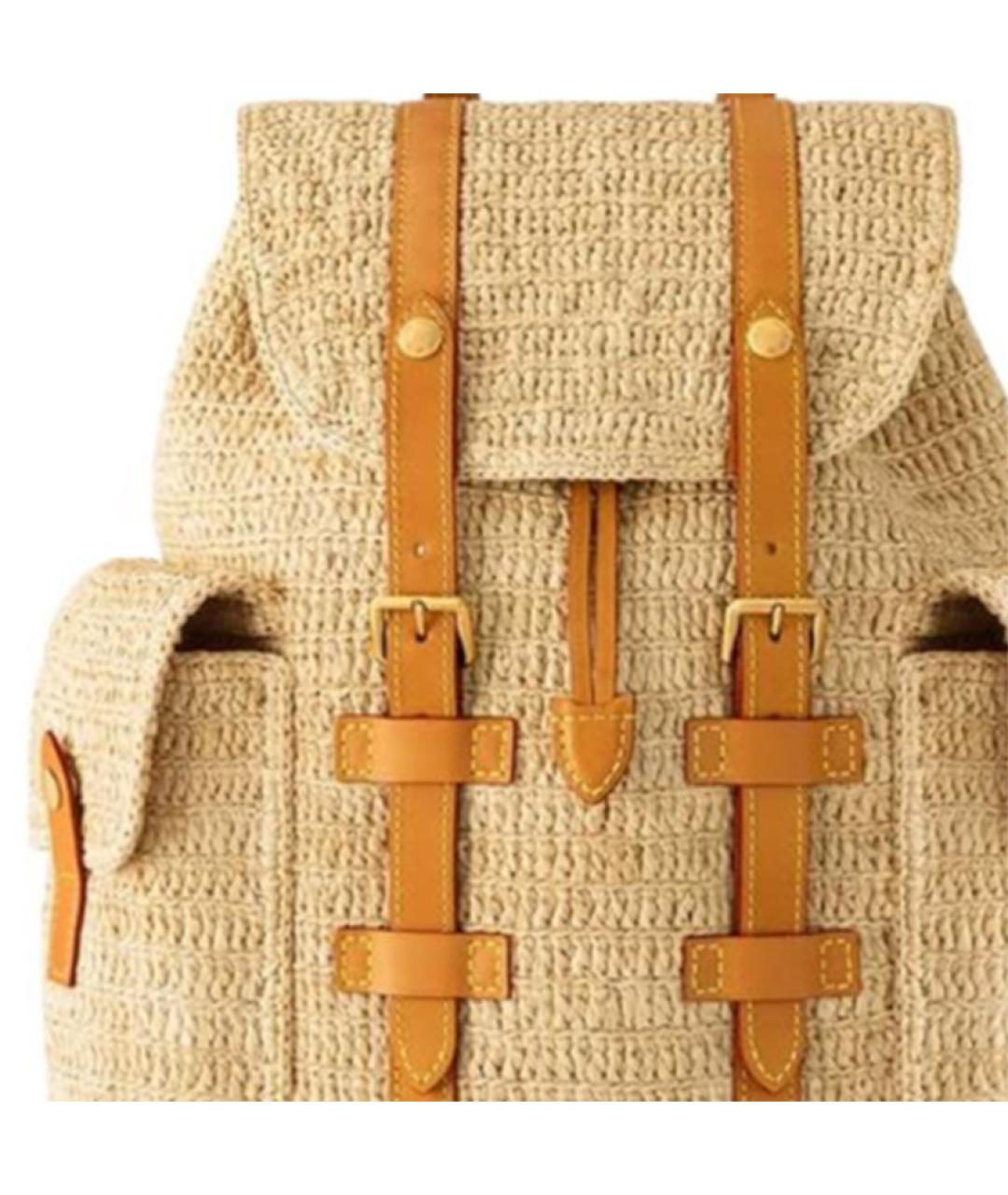 LOUIS VUITTON Бежевый рюкзак, фото 5