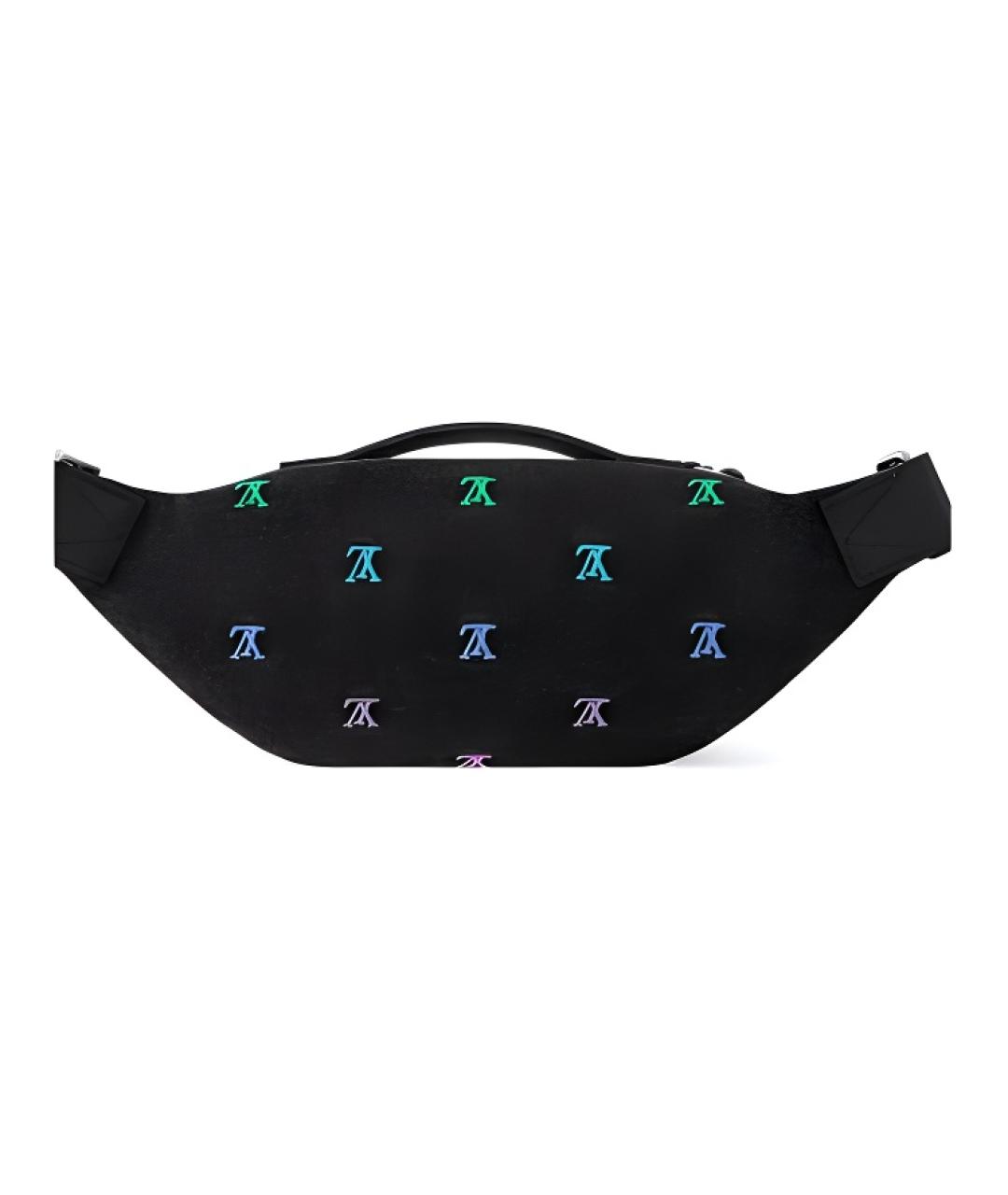 LOUIS VUITTON Черная поясная сумка, фото 3
