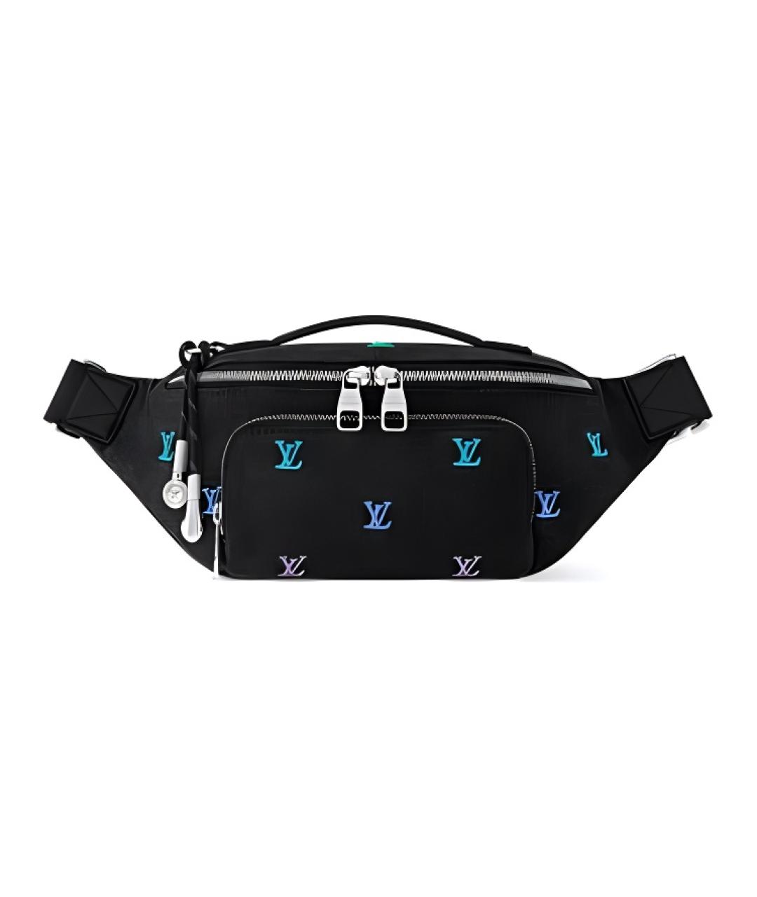 LOUIS VUITTON Черная поясная сумка, фото 1