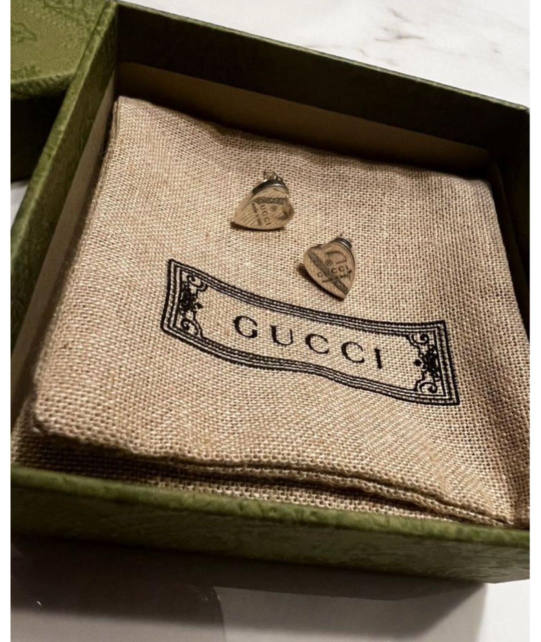 GUCCI Серебряные серебряные серьги, фото 2