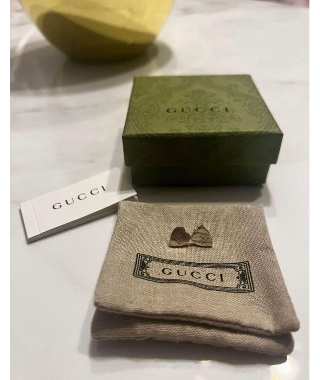 GUCCI Серебряные серебряные серьги, фото 4