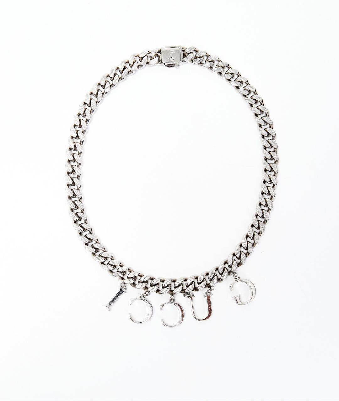 GUCCI Серебряное металлическое колье, фото 5