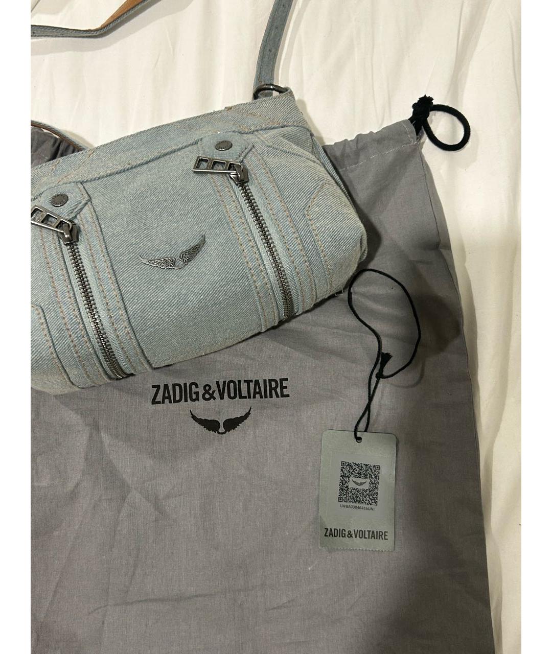 ZADIG & VOLTAIRE Деним сумка через плечо, фото 4