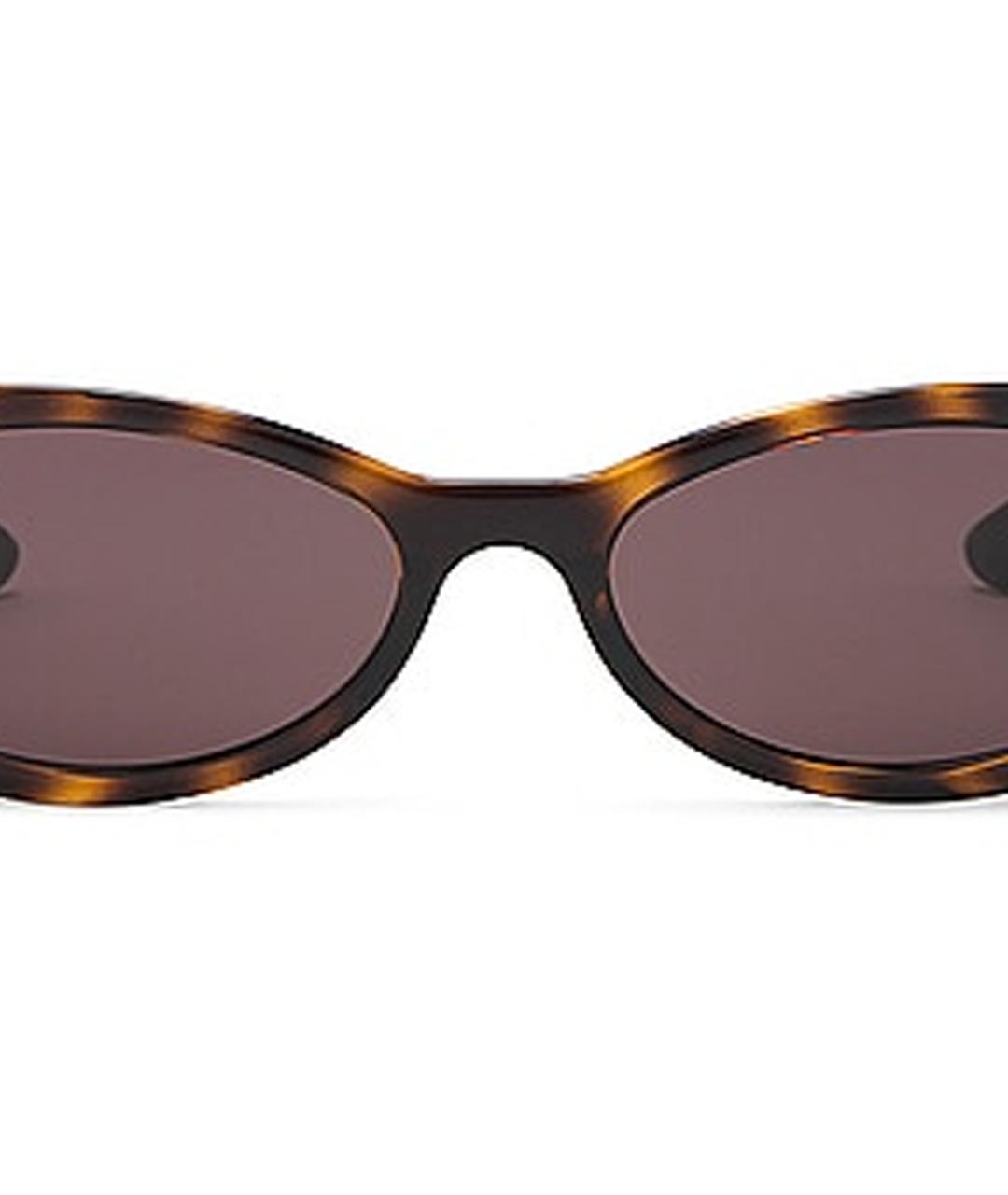GUCCI Коричневые пластиковые солнцезащитные очки, фото 3