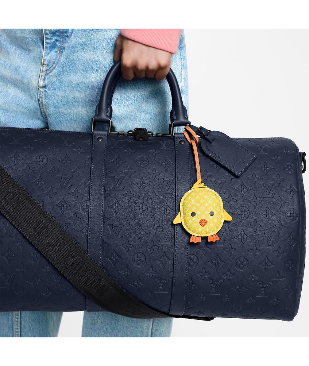 LOUIS VUITTON Желтый брелок, фото 4