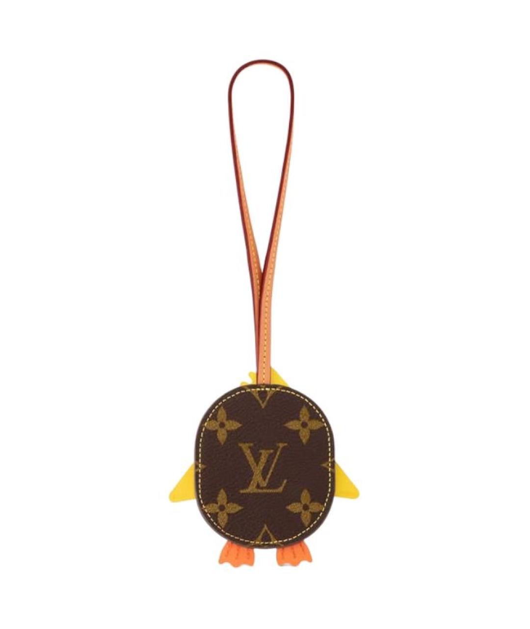 LOUIS VUITTON Желтый брелок, фото 2