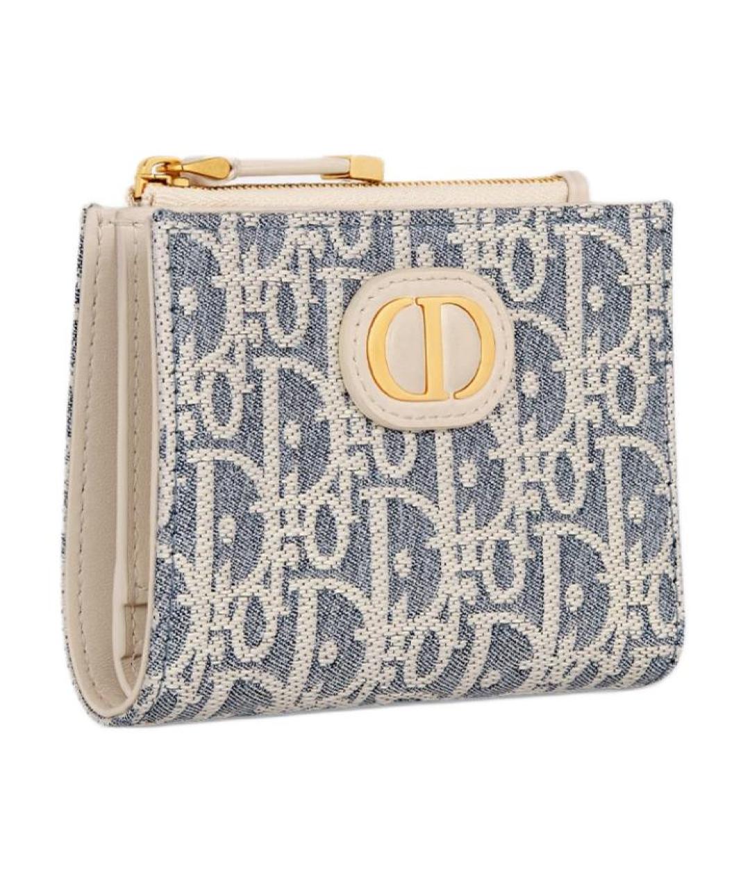 CHRISTIAN DIOR Голубой кошелек, фото 2