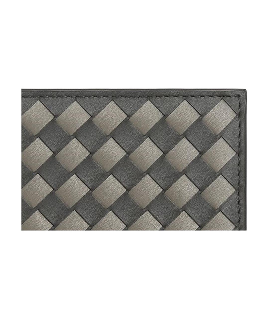 BOTTEGA VENETA Серый кошелек, фото 4