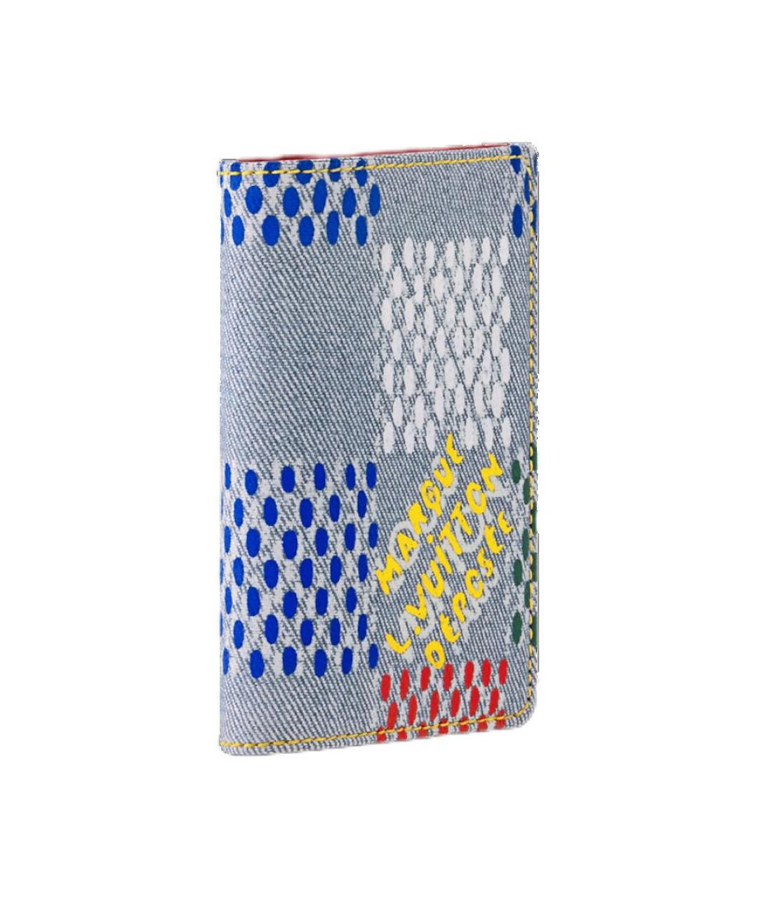 LOUIS VUITTON Голубой кошелек, фото 2