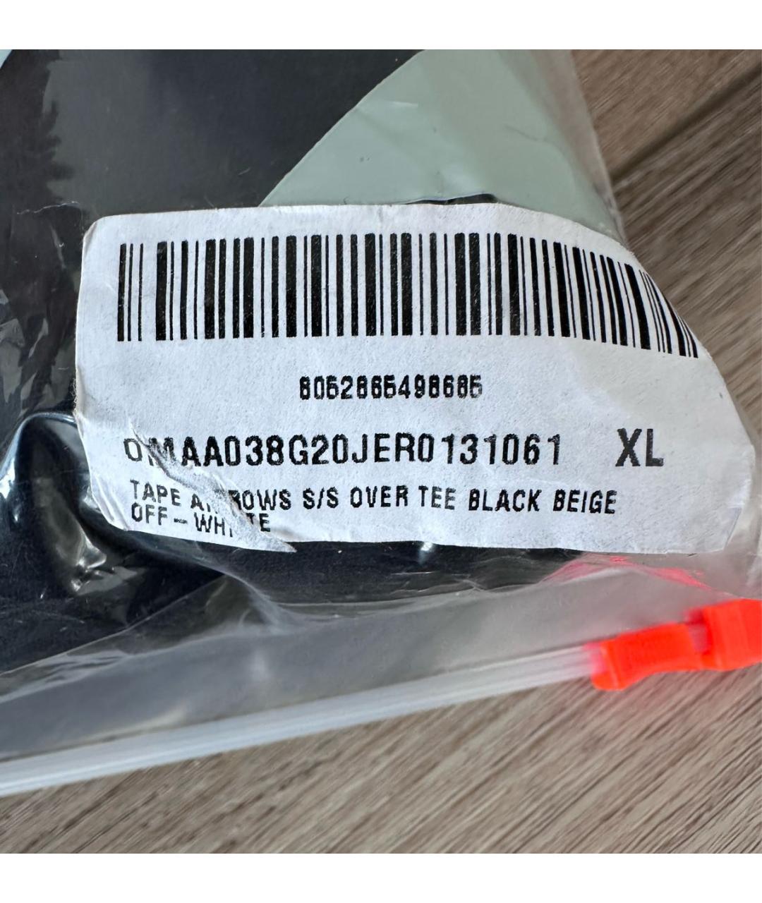 OFF-WHITE Черная хлопковая футболка, фото 7