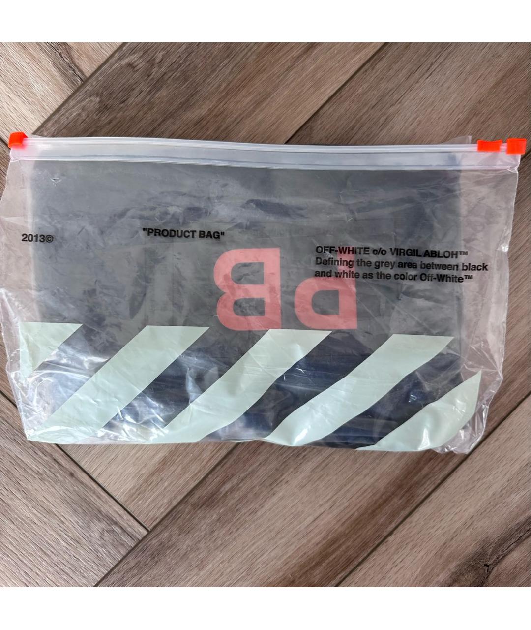 OFF-WHITE Черная хлопковая футболка, фото 6