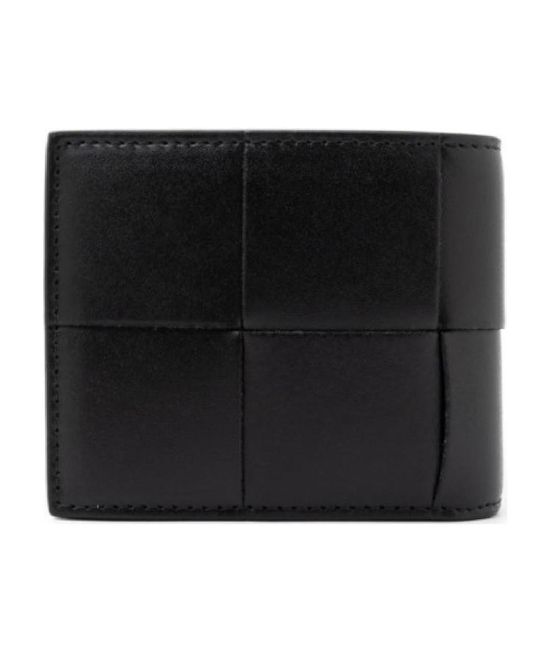 BOTTEGA VENETA Черный кожаный кошелек, фото 3