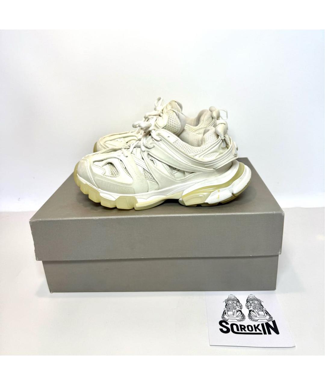 BALENCIAGA Белые кроссовки, фото 9