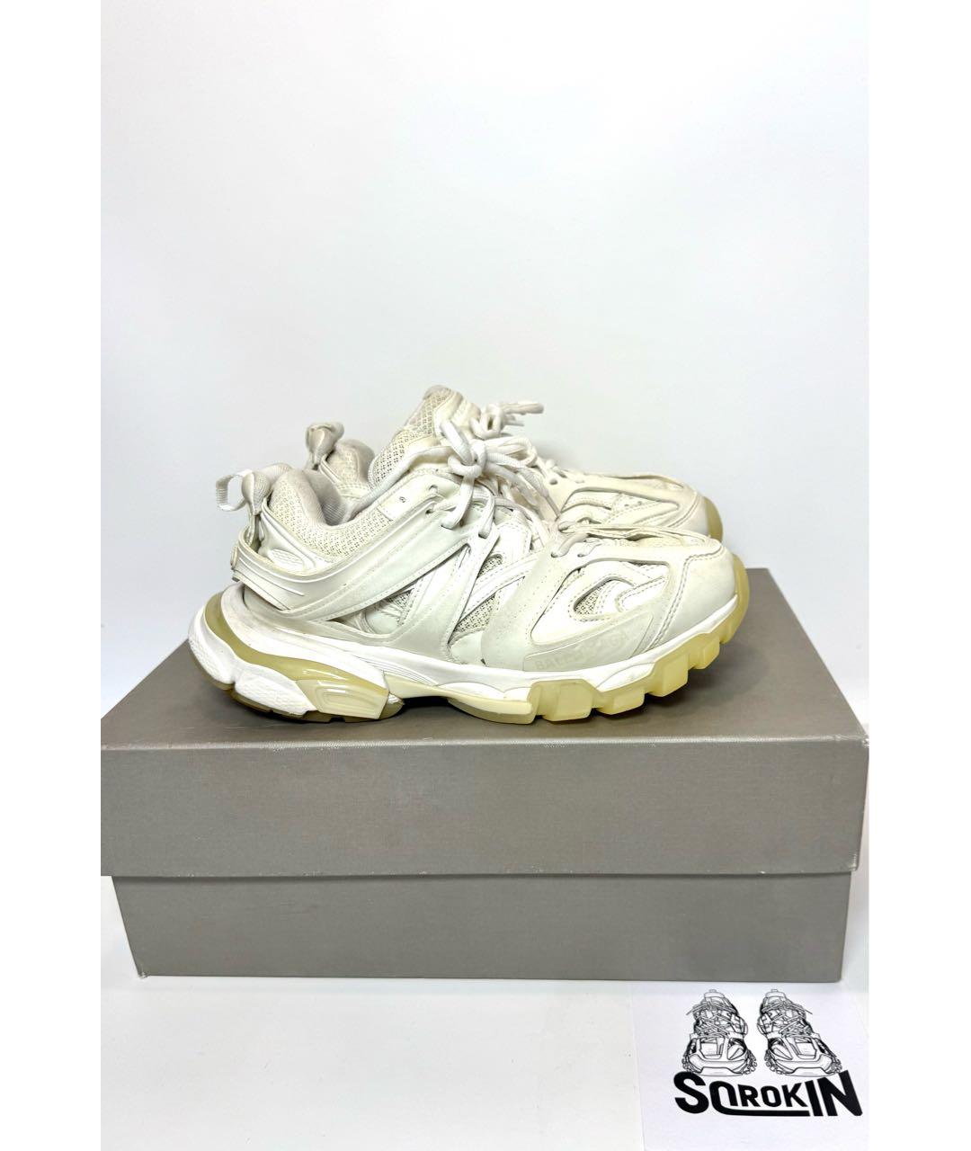 BALENCIAGA Белые кроссовки, фото 4