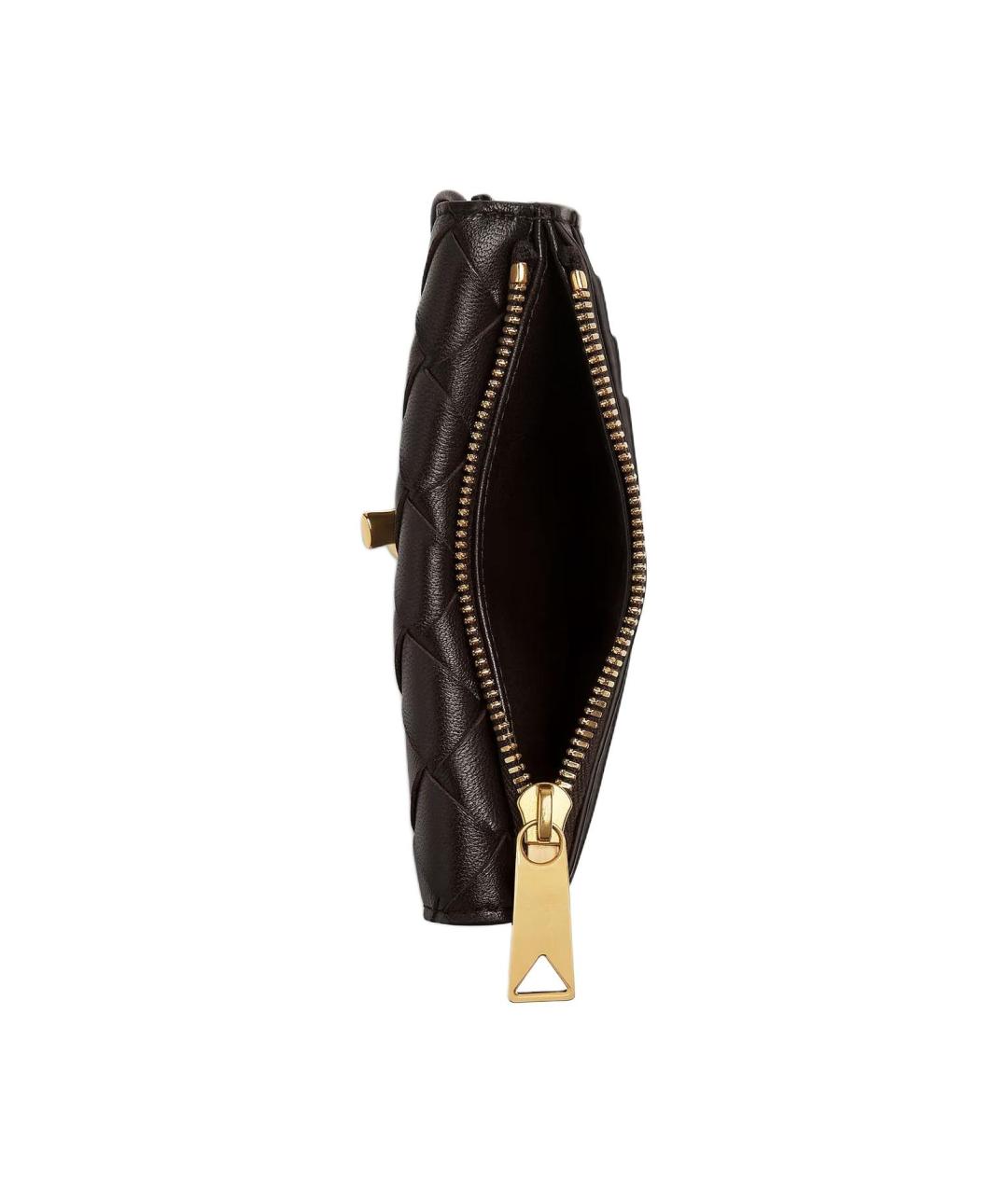 BOTTEGA VENETA Коричневый кожаный кардхолдер, фото 4