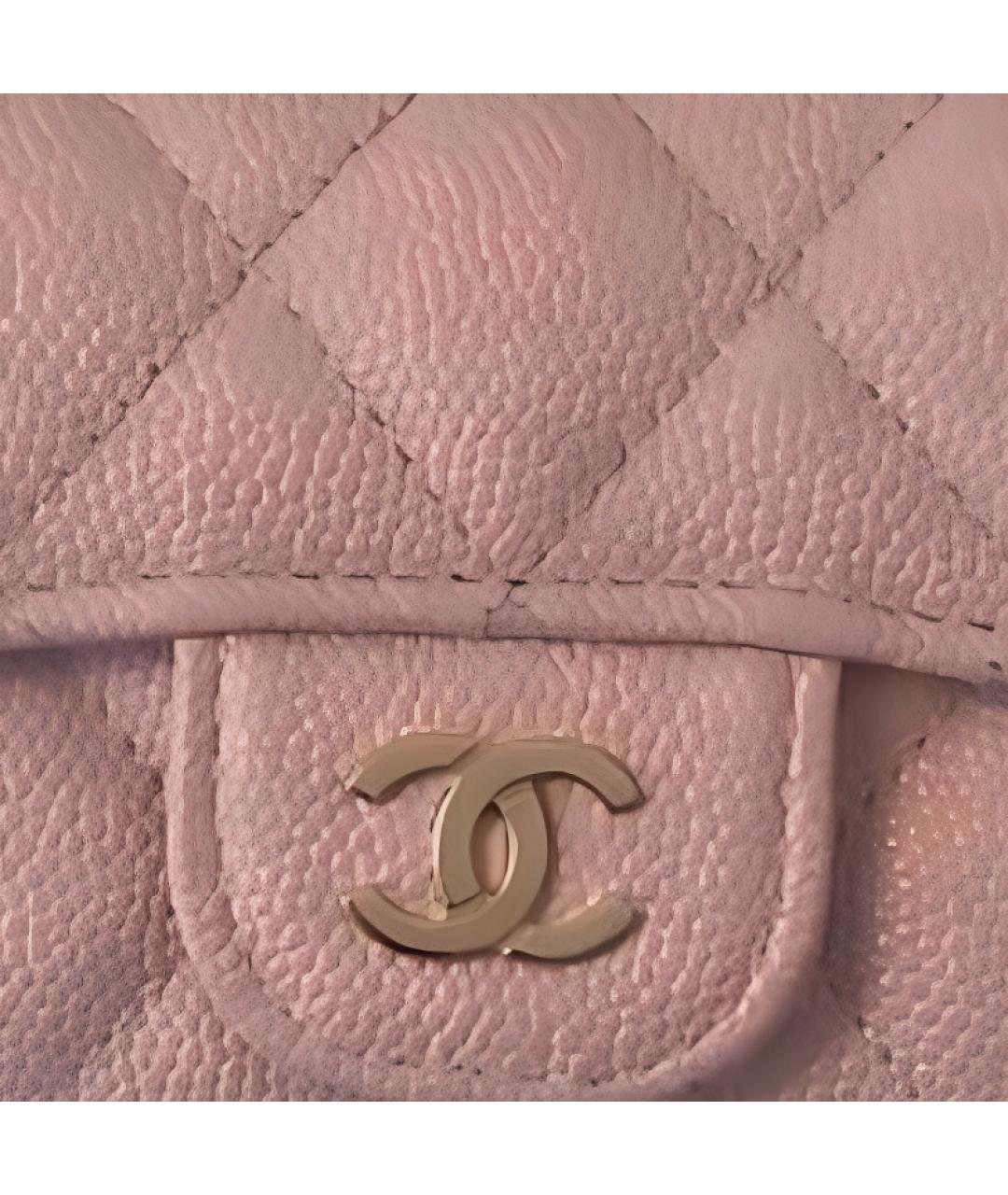 CHANEL Розовый кожаный кардхолдер, фото 3
