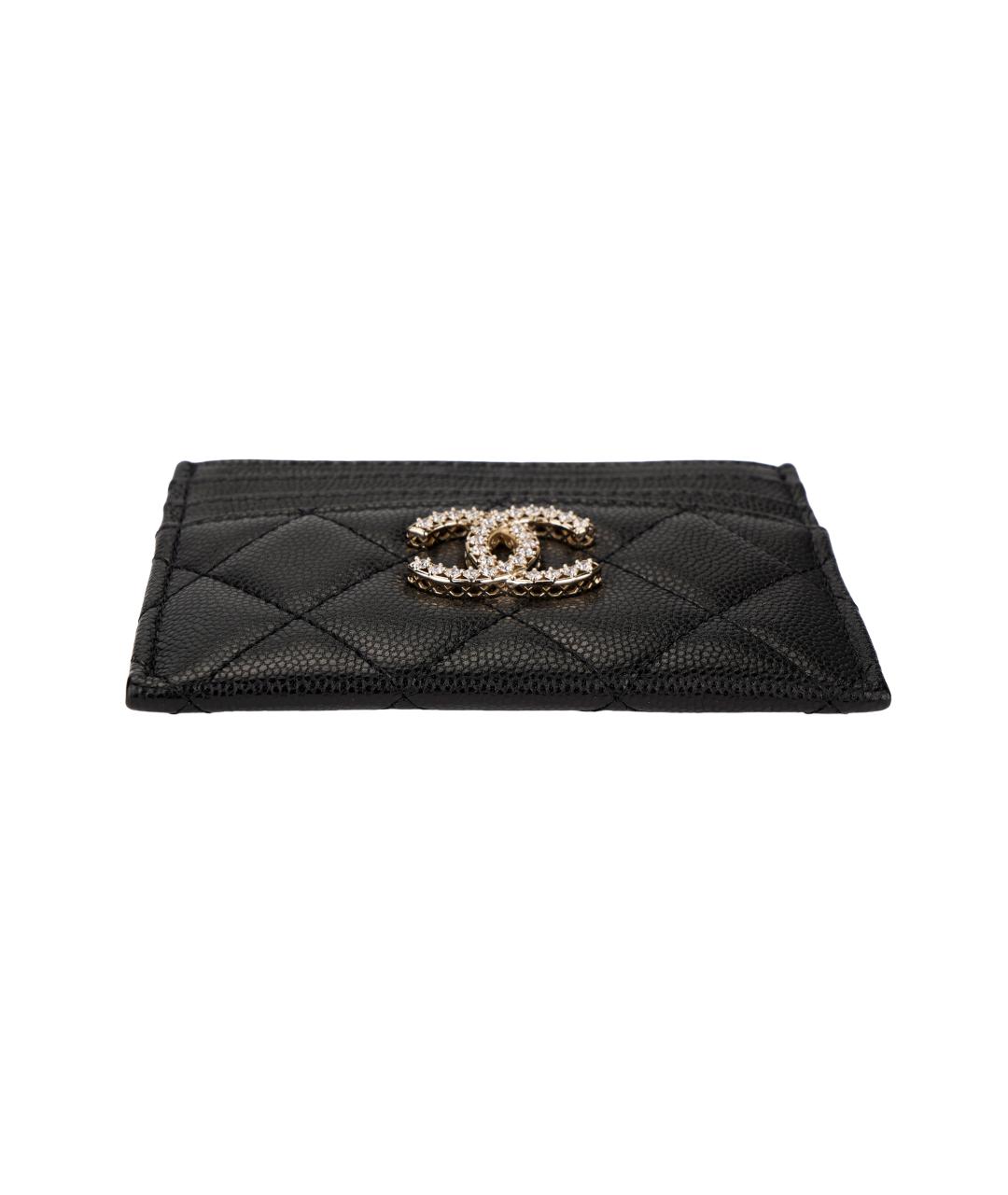 CHANEL Черный кожаный кардхолдер, фото 4