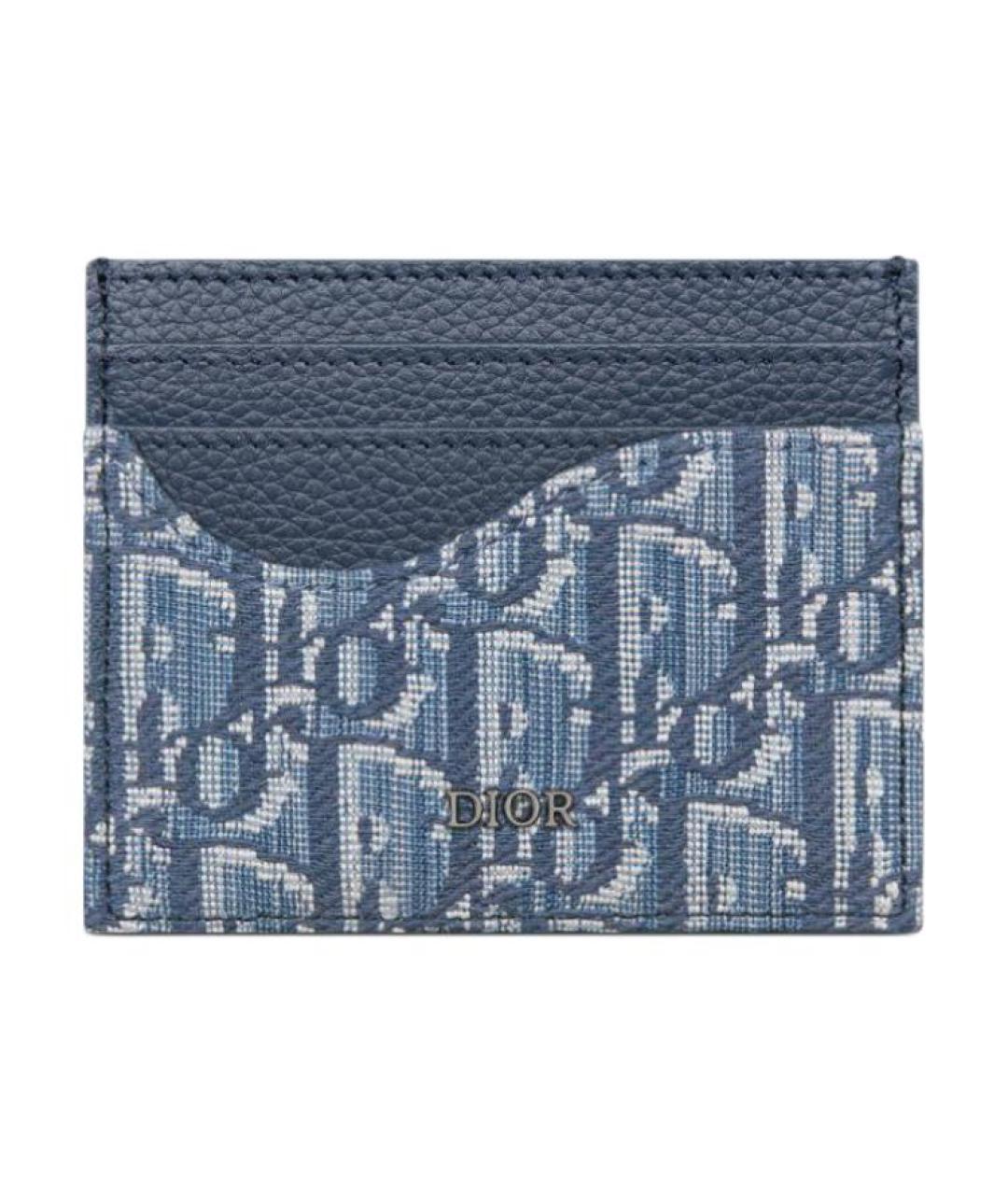 CHRISTIAN DIOR Синий кардхолдер, фото 1