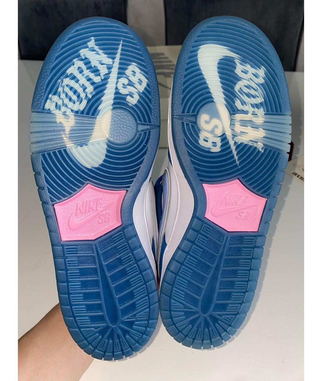 NIKE Синие низкие кроссовки / кеды, фото 5