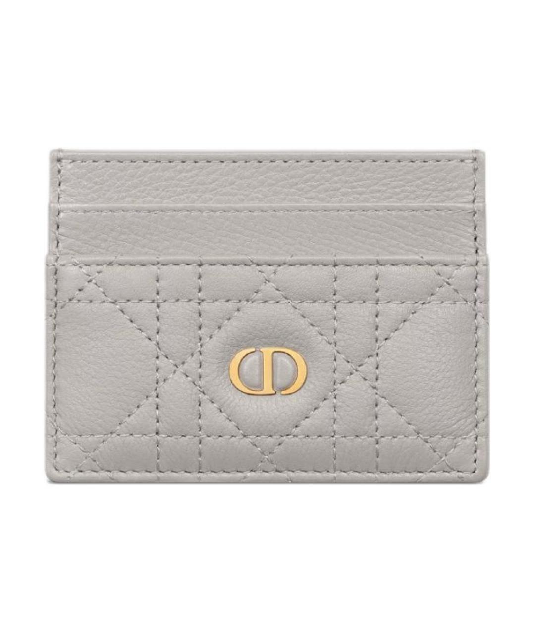 CHRISTIAN DIOR Серый кардхолдер, фото 1