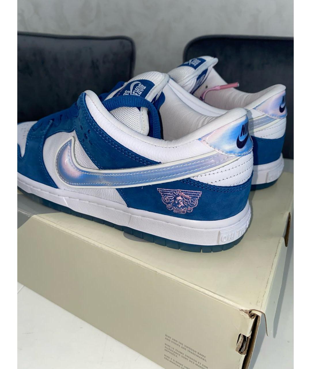 NIKE Синие низкие кроссовки / кеды, фото 3