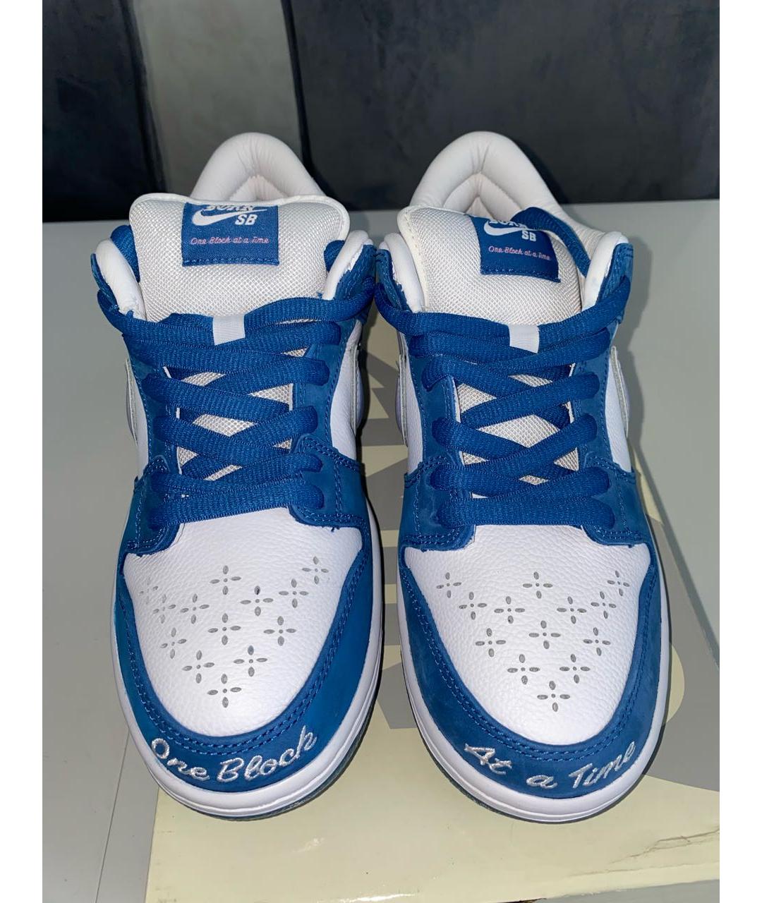 NIKE Синие низкие кроссовки / кеды, фото 2