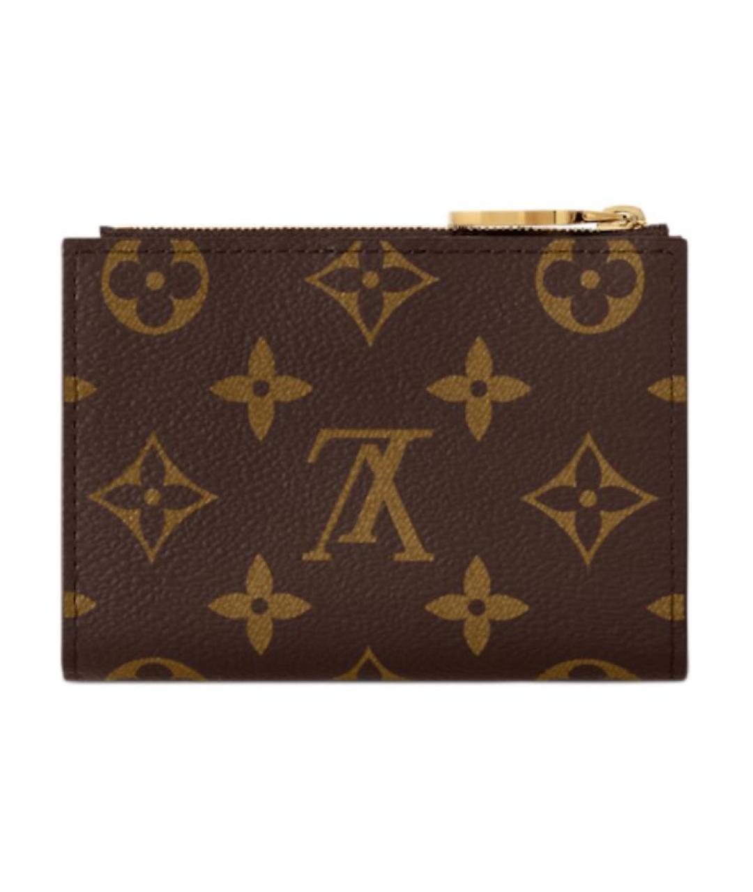 LOUIS VUITTON Коричневый кошелек, фото 3