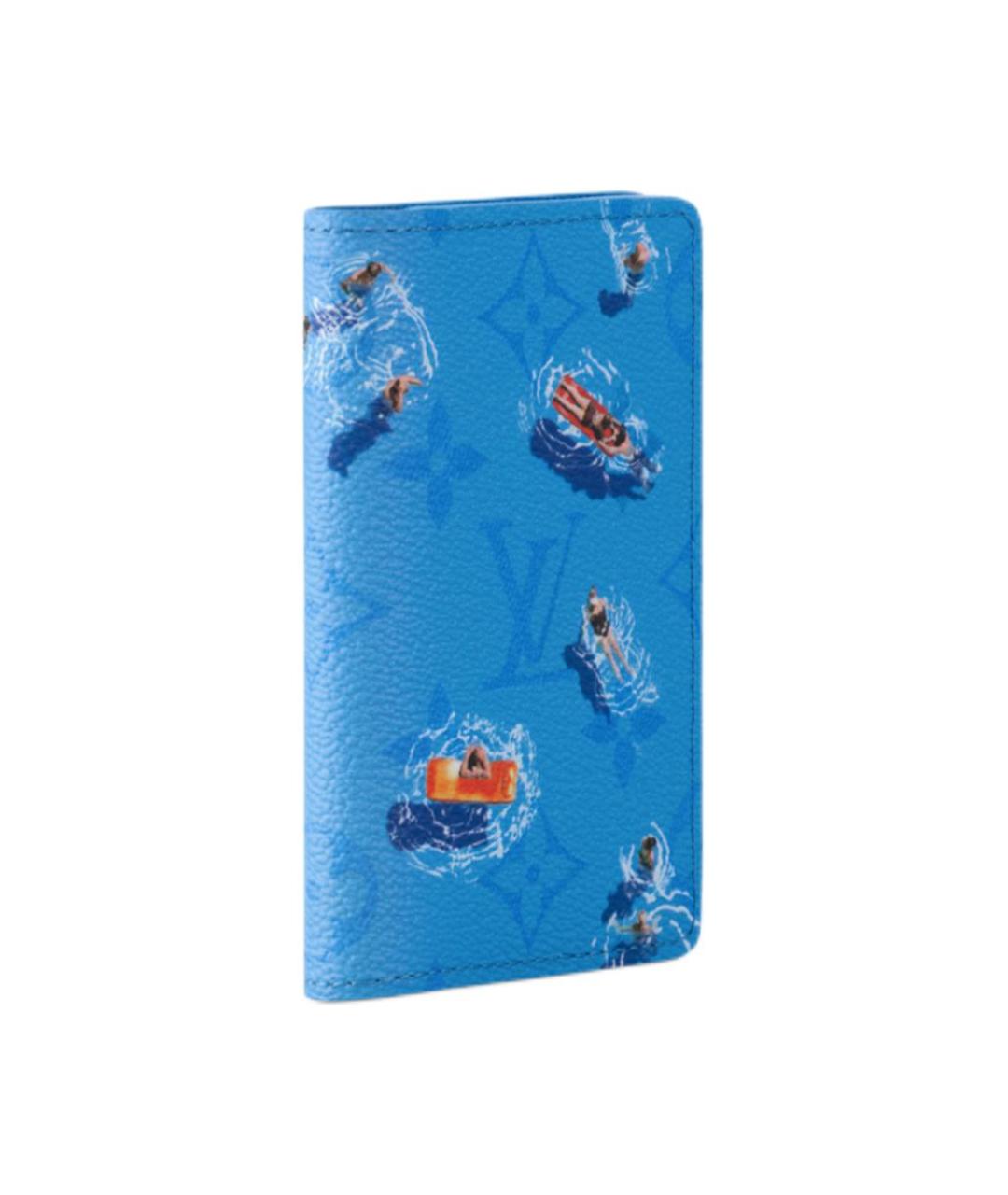 LOUIS VUITTON Синий кардхолдер, фото 2