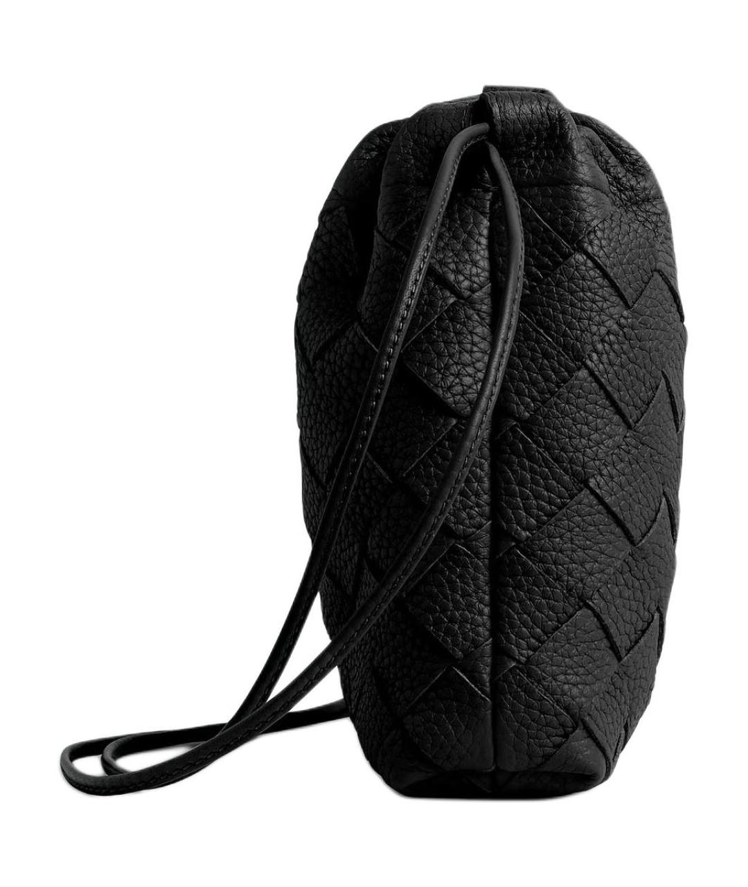 BOTTEGA VENETA Черная сумка на плечо, фото 3