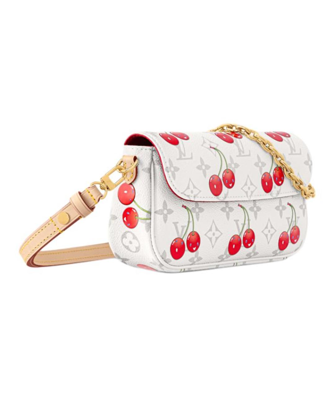 LOUIS VUITTON Белая сумка через плечо, фото 2