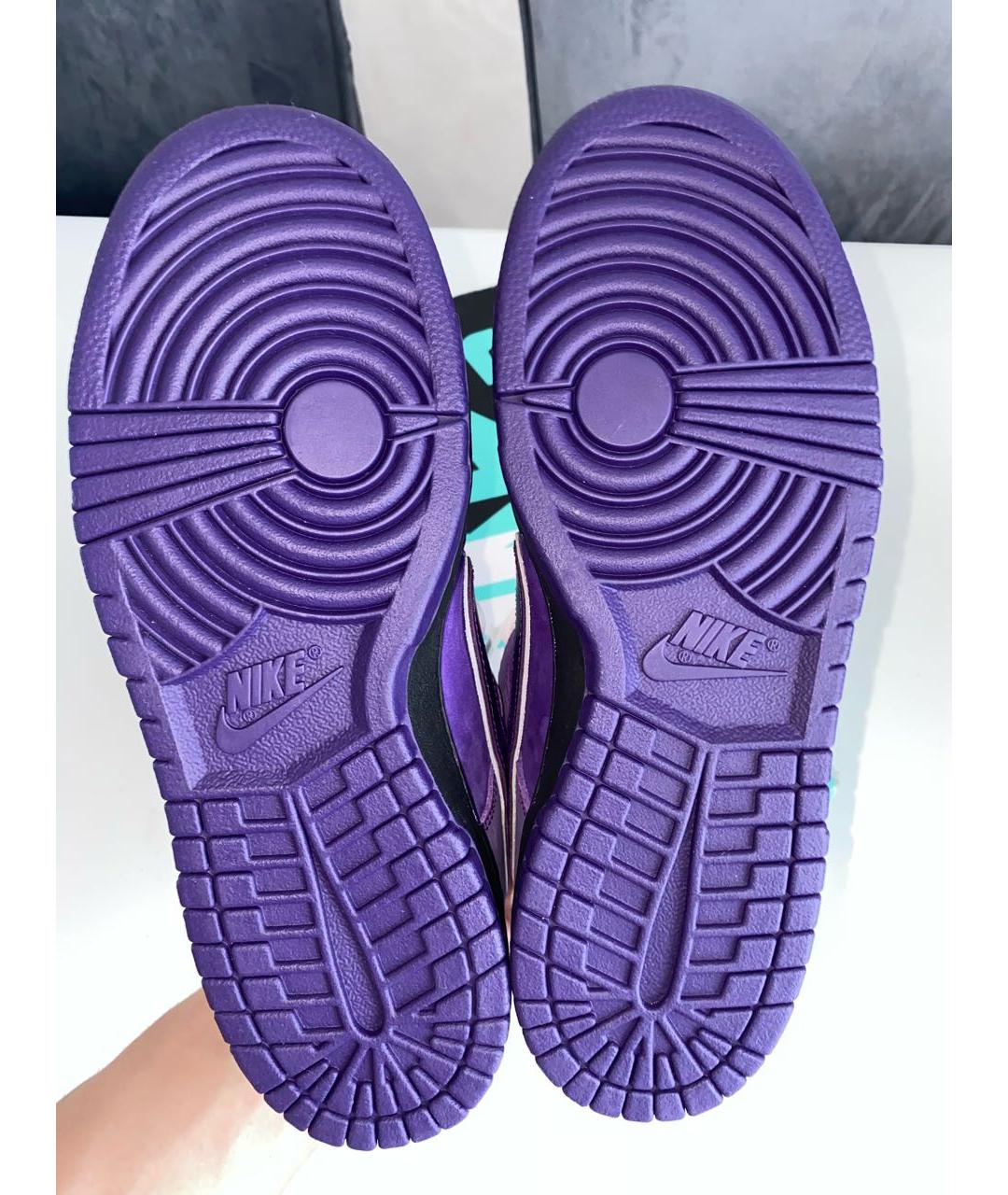 NIKE Фиолетовые низкие кроссовки / кеды, фото 3