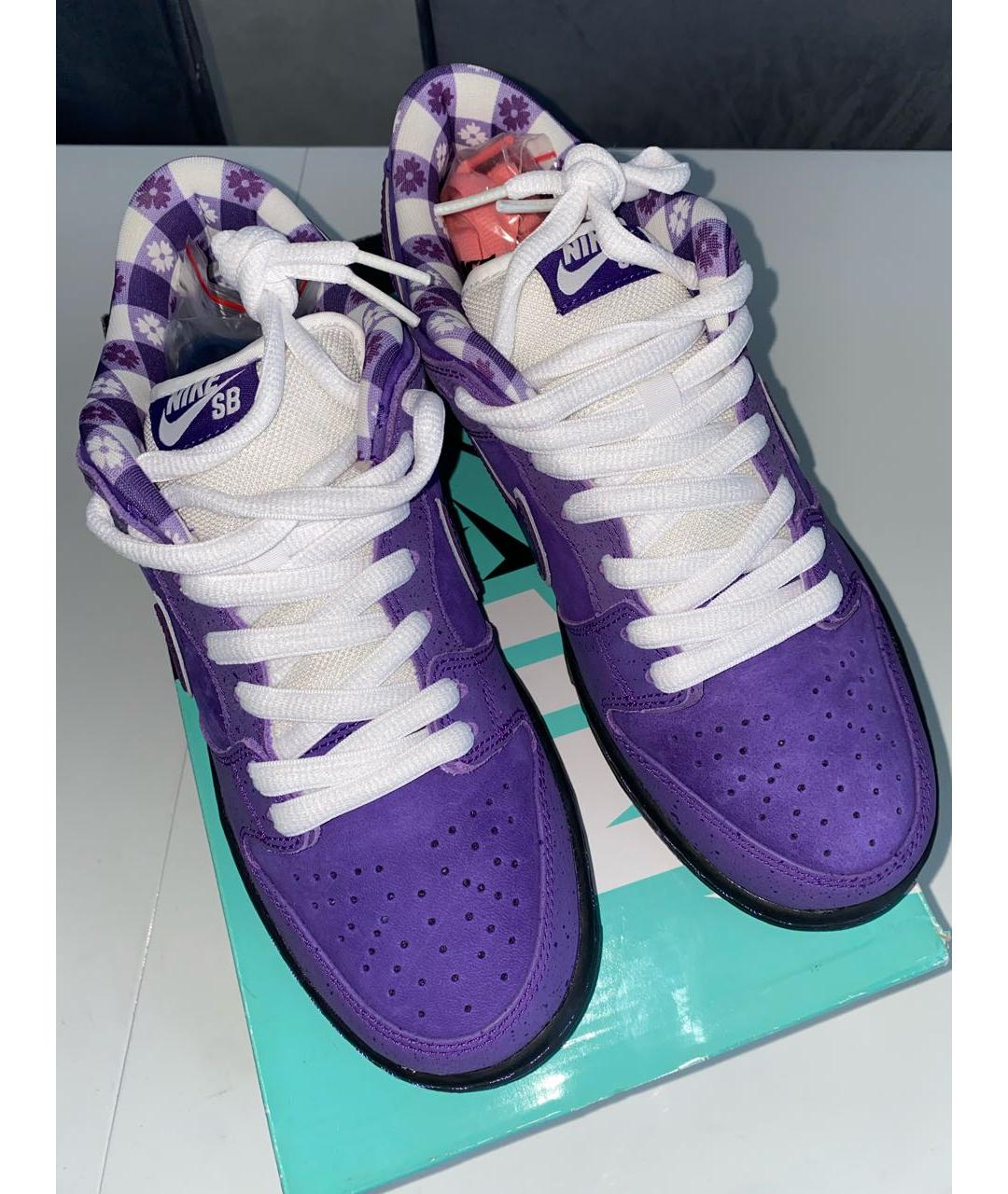 NIKE Фиолетовые низкие кроссовки / кеды, фото 2