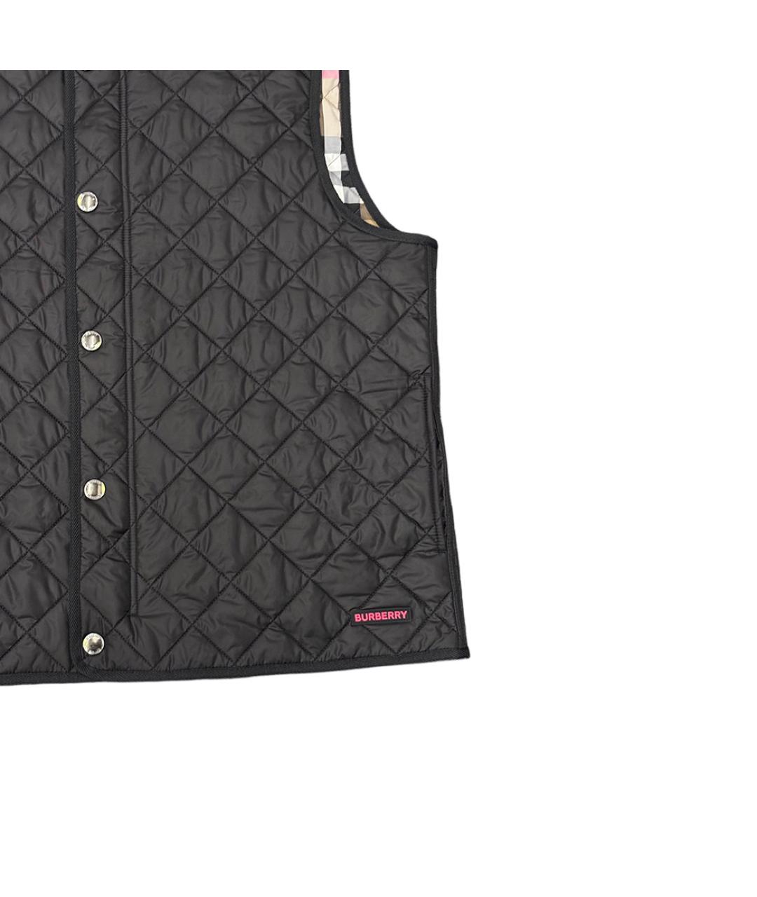 BURBERRY Черный жилет, фото 4