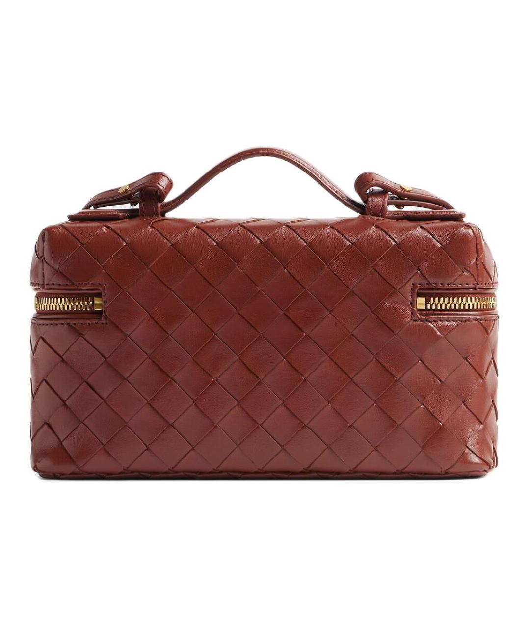 BOTTEGA VENETA Красная кожаная косметичка, фото 3