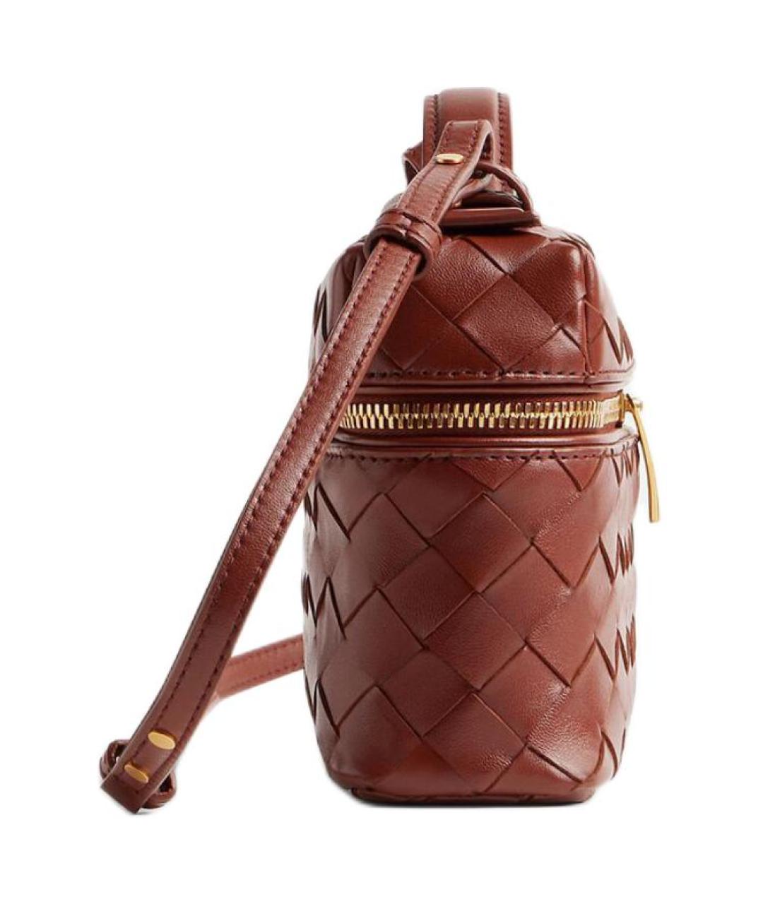 BOTTEGA VENETA Красная кожаная косметичка, фото 2