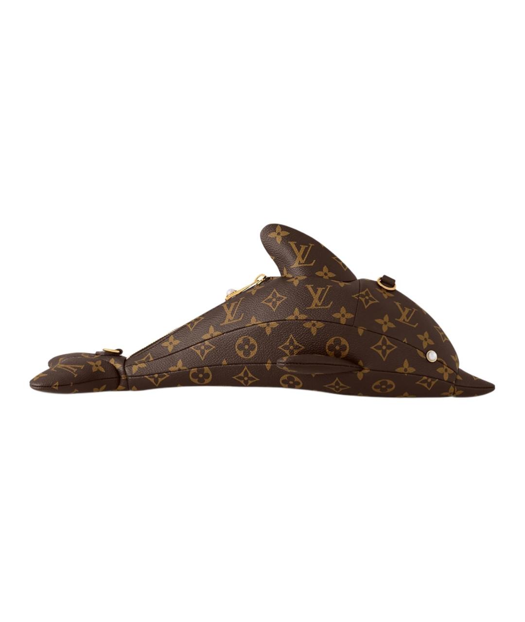 LOUIS VUITTON Коричневая сумка на плечо, фото 3