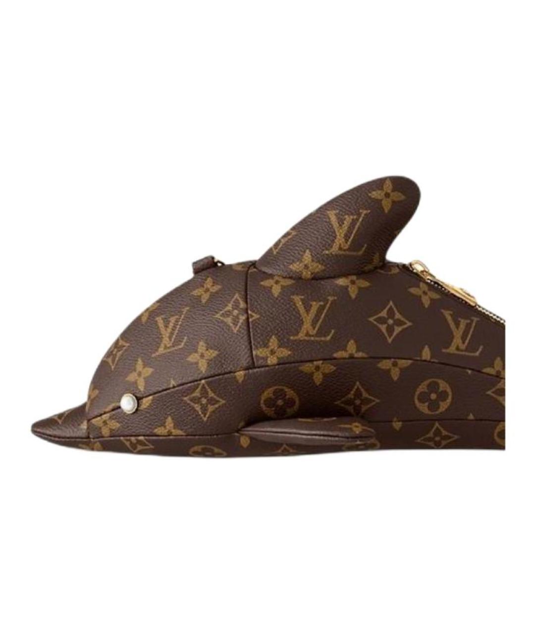 LOUIS VUITTON Коричневая сумка на плечо, фото 5