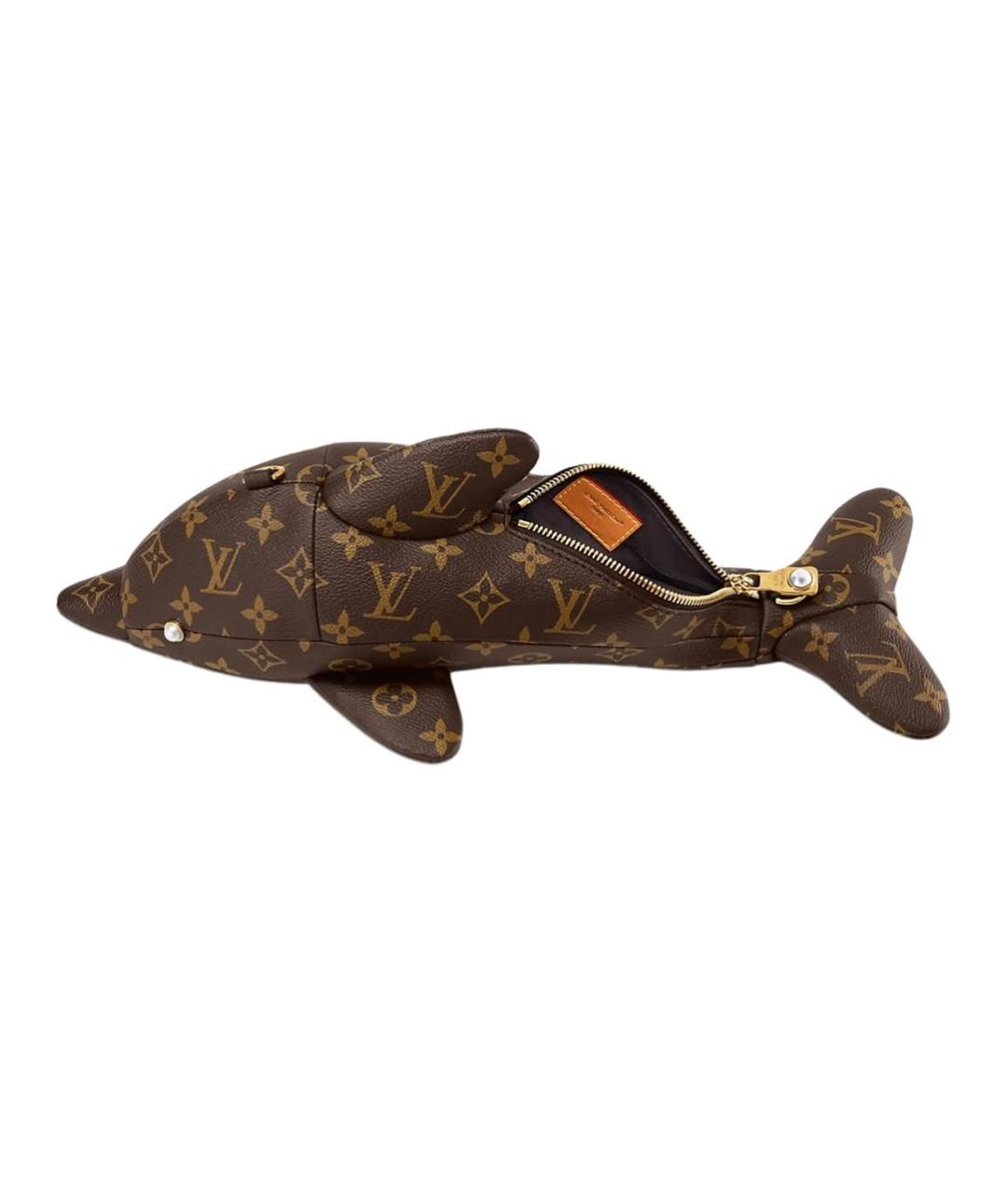 LOUIS VUITTON Коричневая сумка на плечо, фото 4