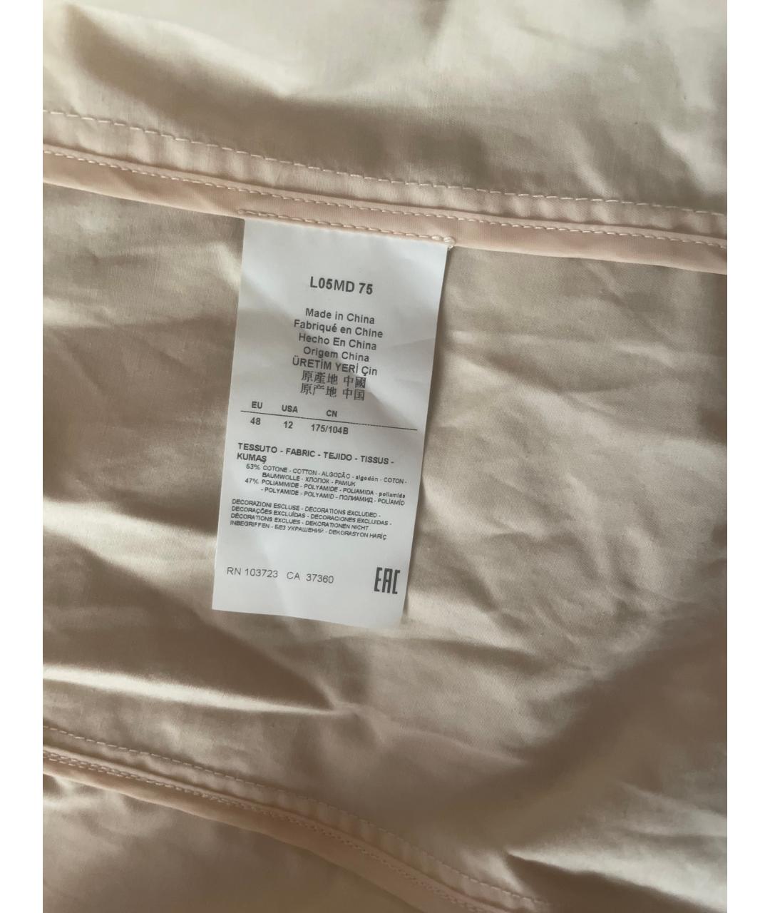 ARMANI JEANS Бежевый тренч/плащ, фото 7