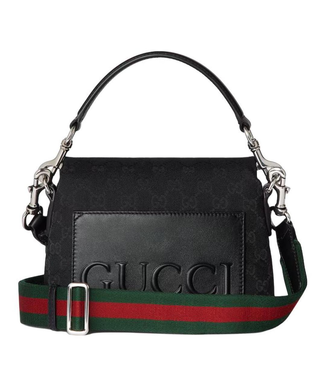 GUCCI Черная сумка с короткими ручками, фото 4