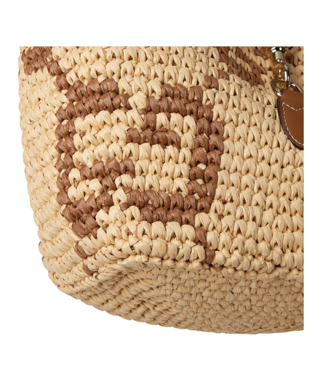 GUCCI Бежевая сумка тоут, фото 6