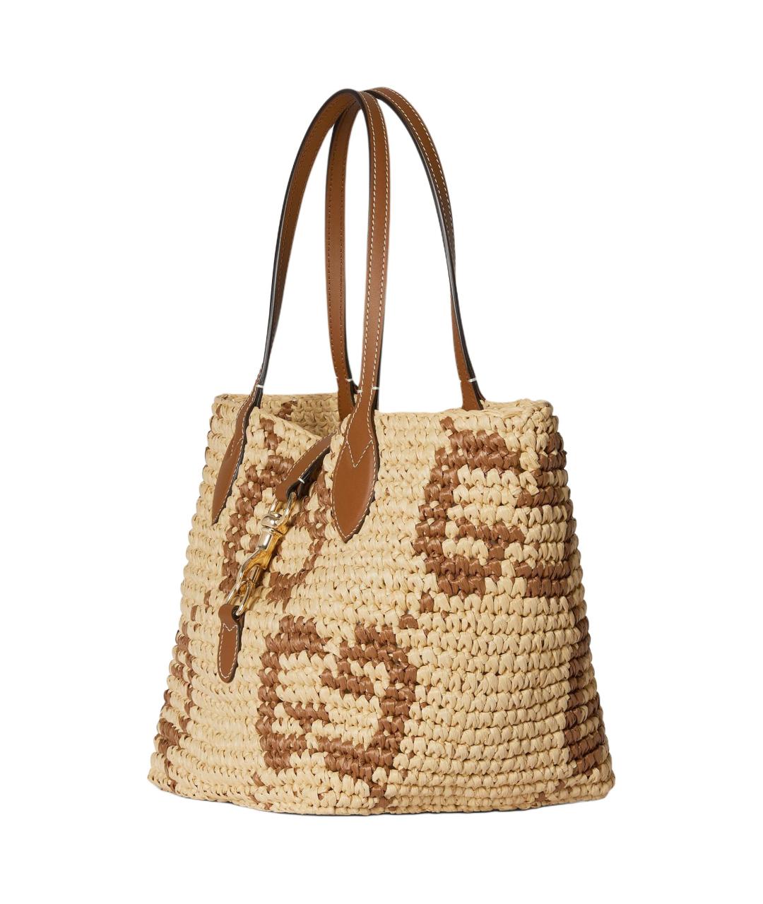 GUCCI Бежевая сумка тоут, фото 2