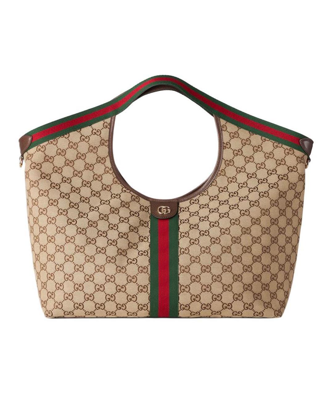 GUCCI Бежевая сумка с короткими ручками, фото 1