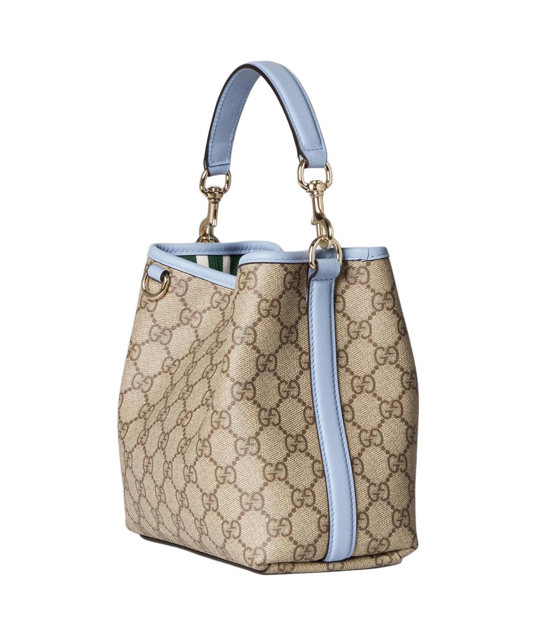 GUCCI Бежевая сумка с короткими ручками, фото 3