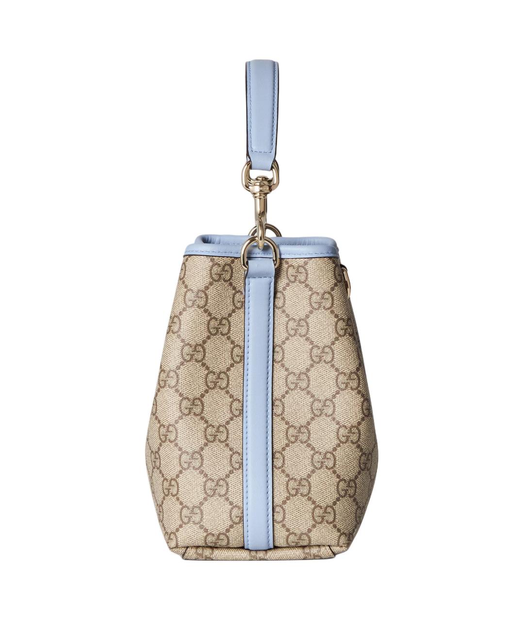 GUCCI Бежевая сумка с короткими ручками, фото 4