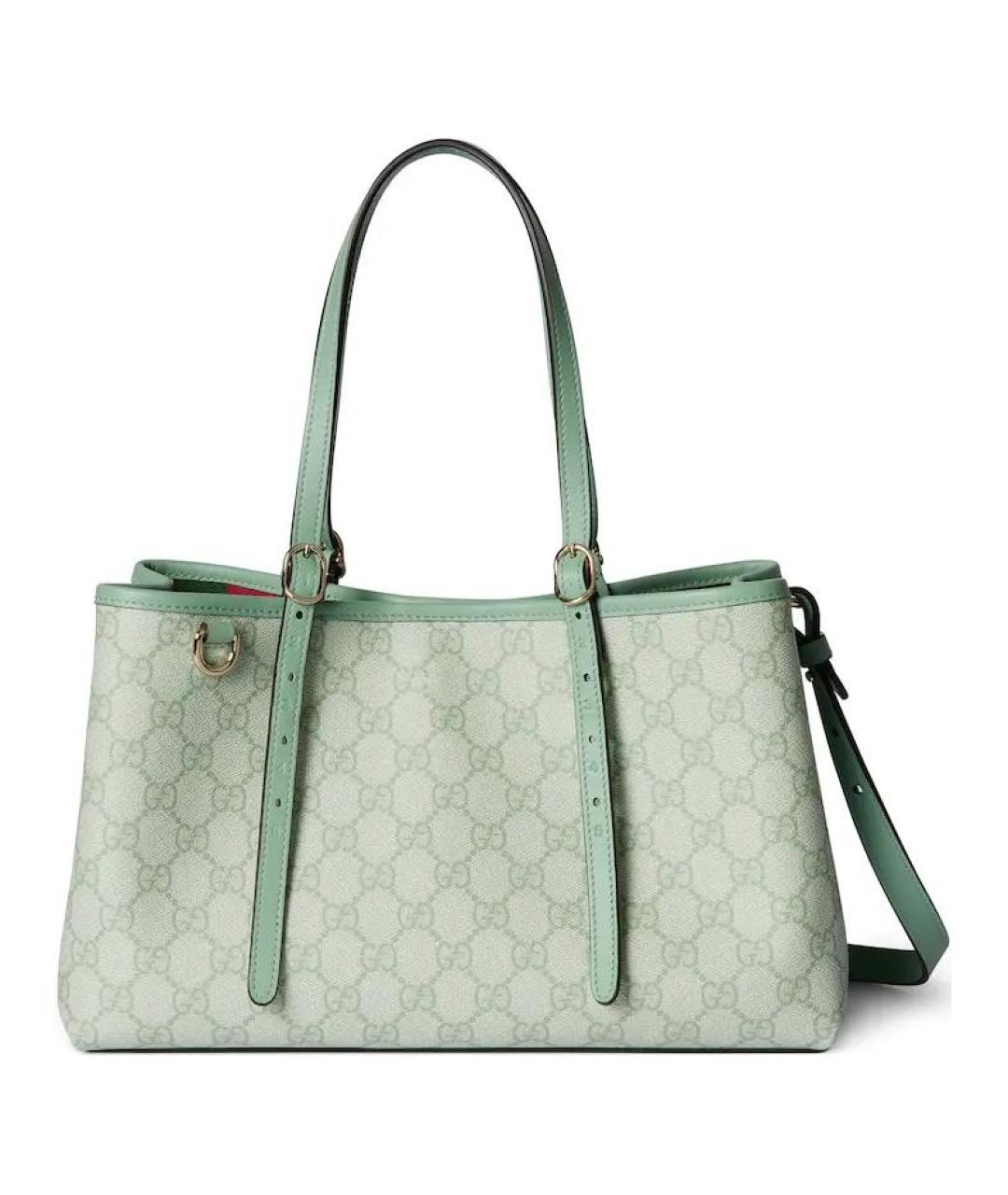 GUCCI Салатовая сумка с короткими ручками, фото 1