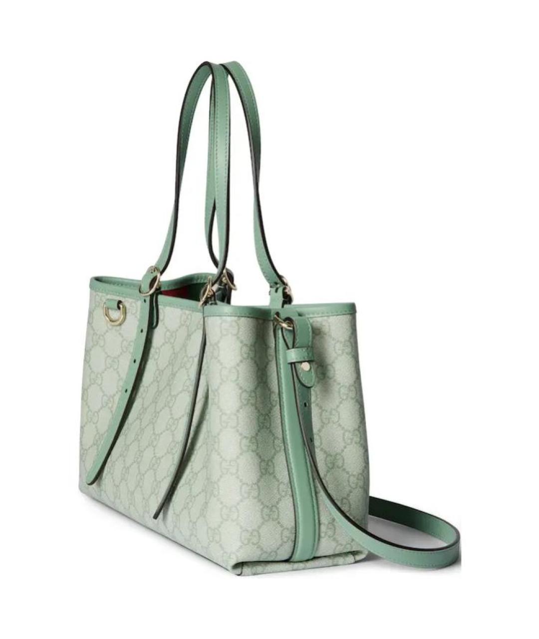 GUCCI Салатовая сумка с короткими ручками, фото 3