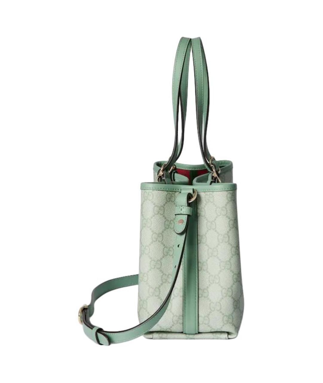GUCCI Салатовая сумка с короткими ручками, фото 4