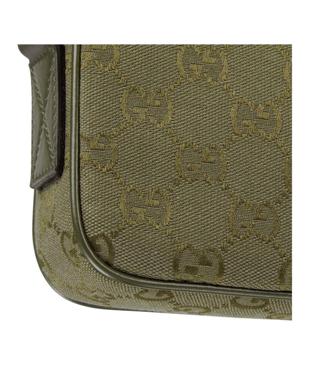 GUCCI Хаки барсетка, фото 8