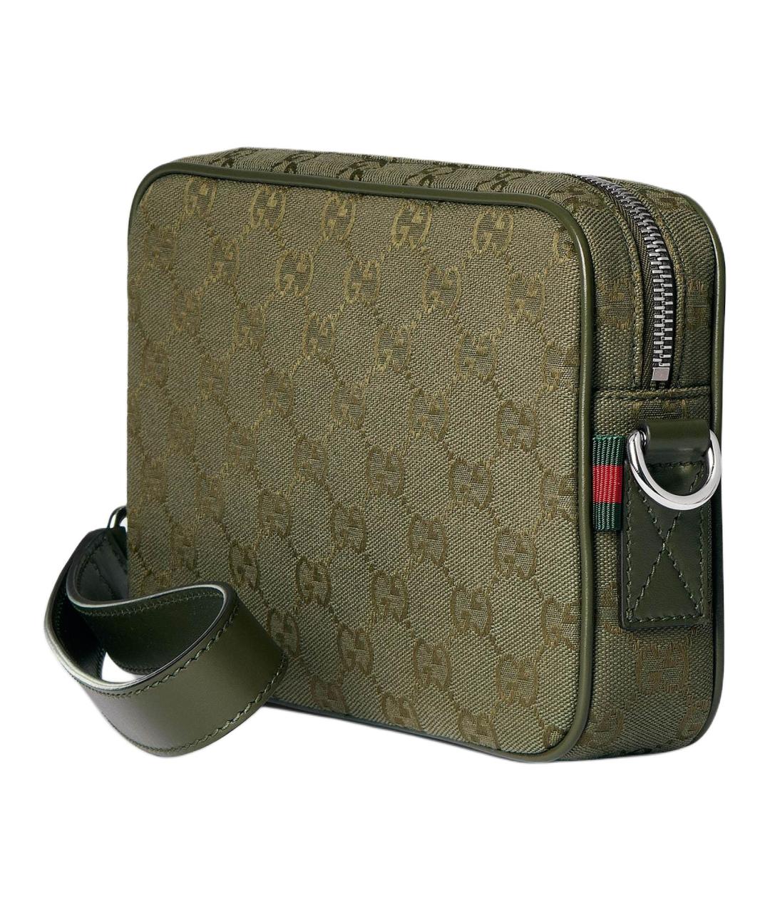 GUCCI Хаки барсетка, фото 3